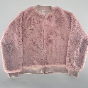 Gap kids fuzzy jacket